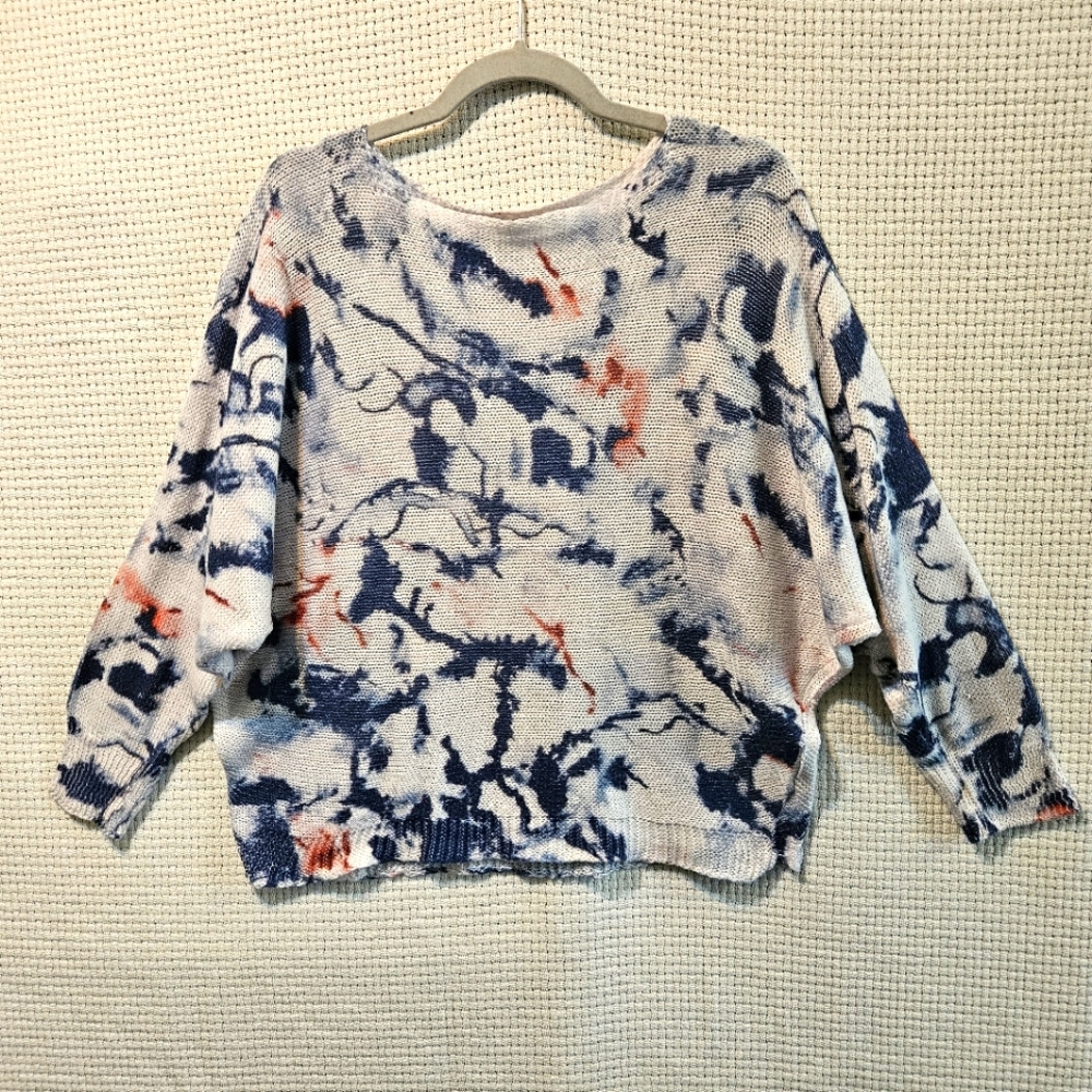 Lousa Ricci Lg Abstract Crochet Patterned Sweater
